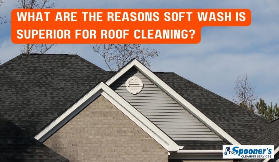 What are the reasons soft wash is superior for roof cleaning?